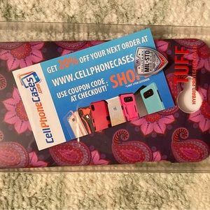 Pink floral phone case